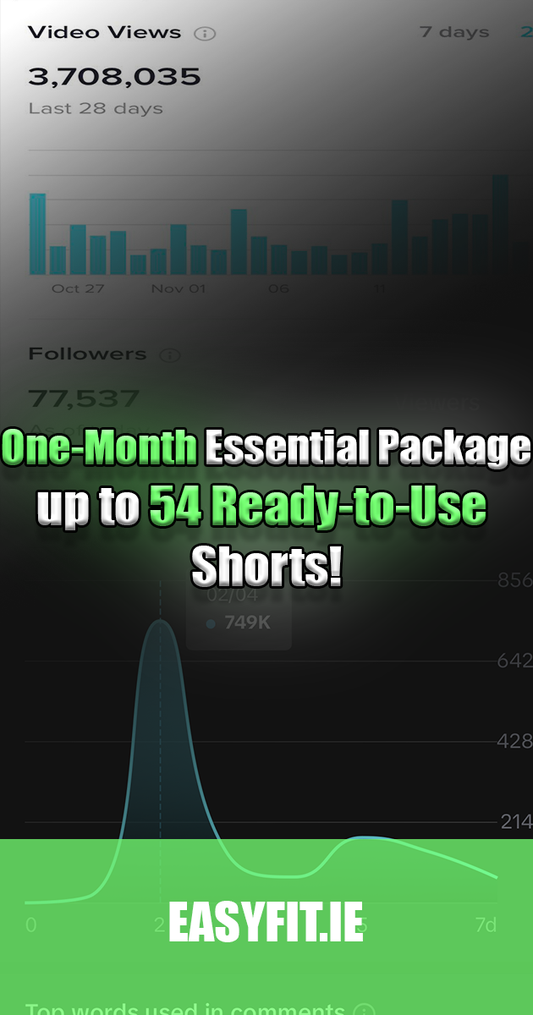 One-Month Essential Package – 56 Ready-to-Use Shorts